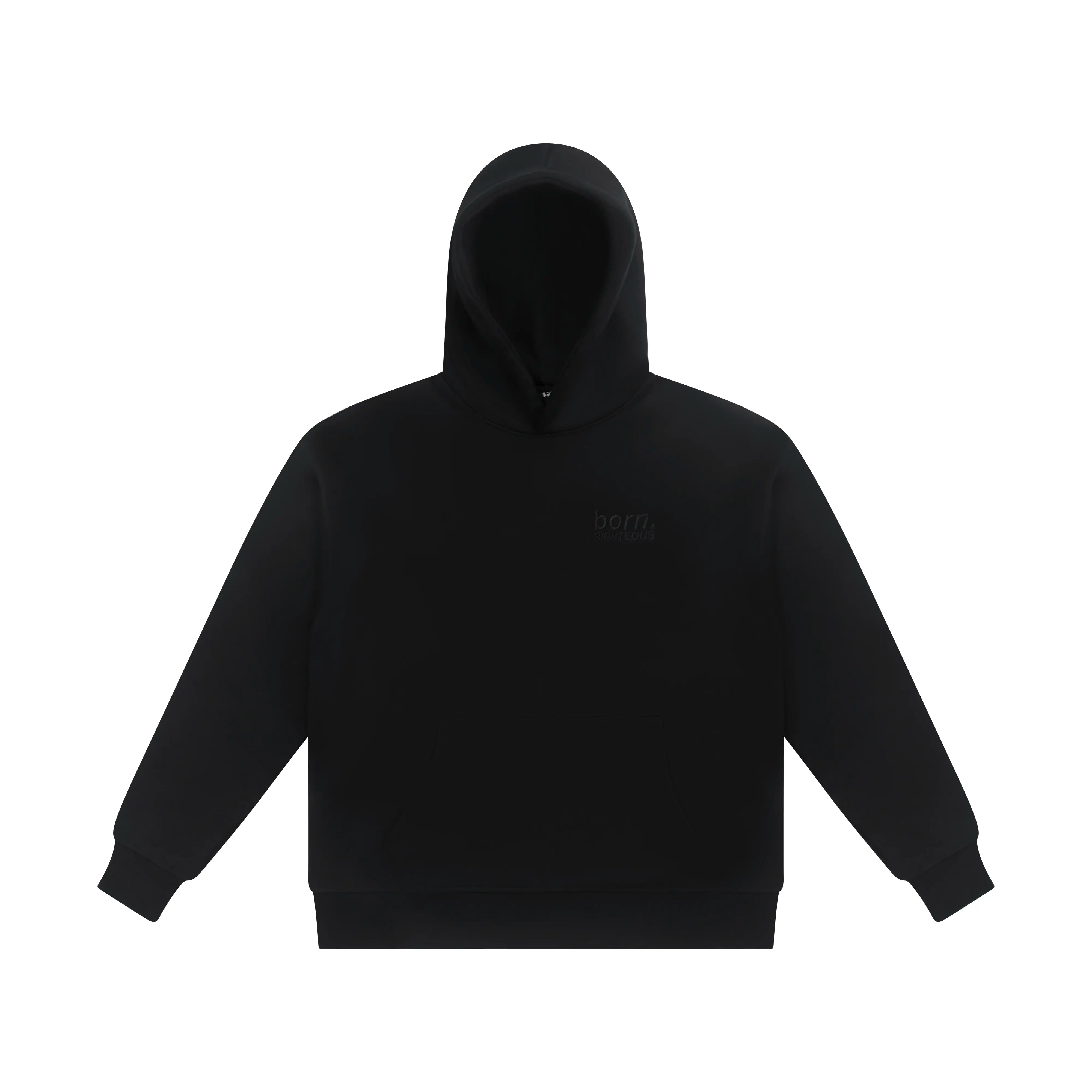 Born Righteous Sweatsuit – Sort – Premium streetwear tracksuit til mænd og kvinder