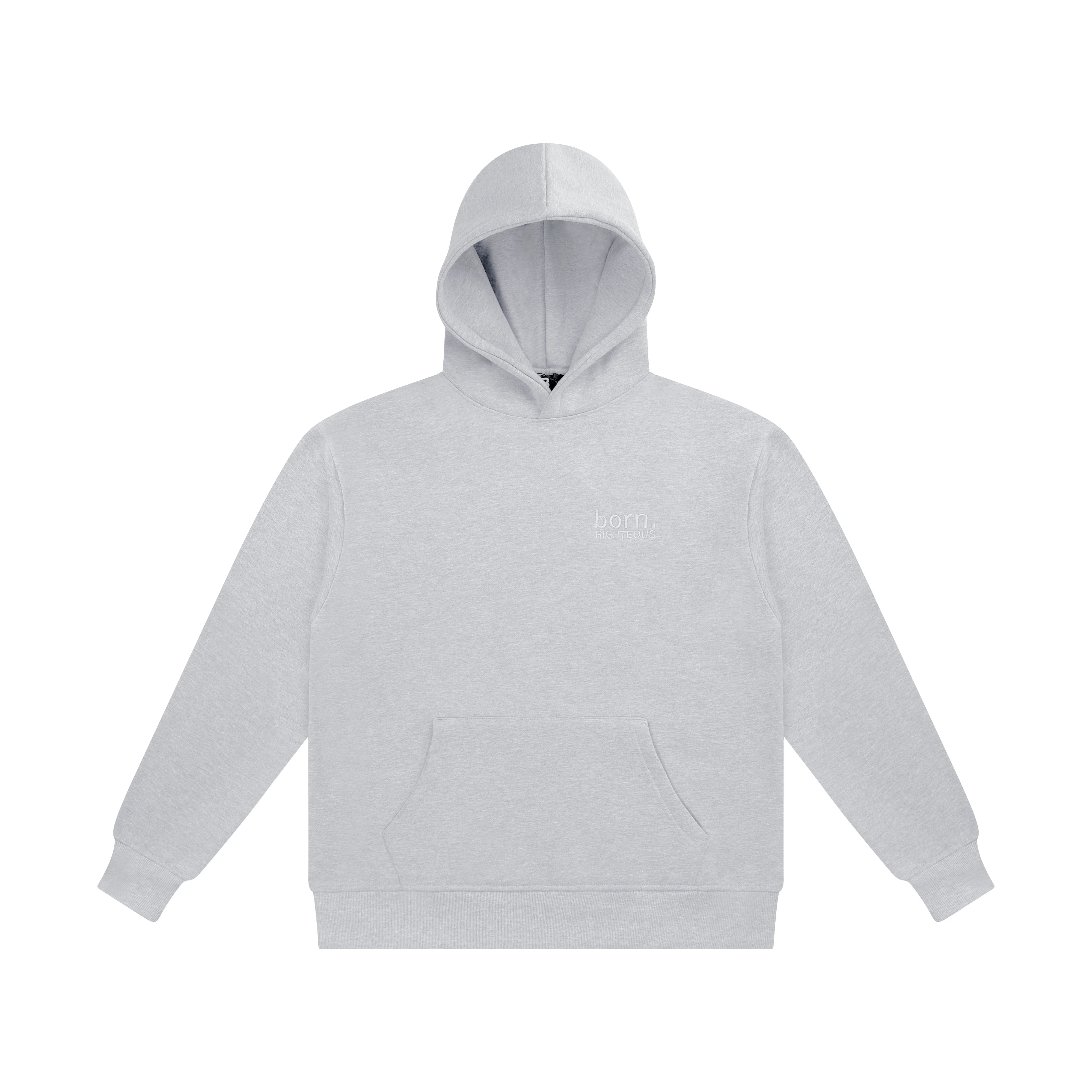 Born Righteous Sweatsuit – Grå – Premium streetwear tracksuit til mænd og kvinder
