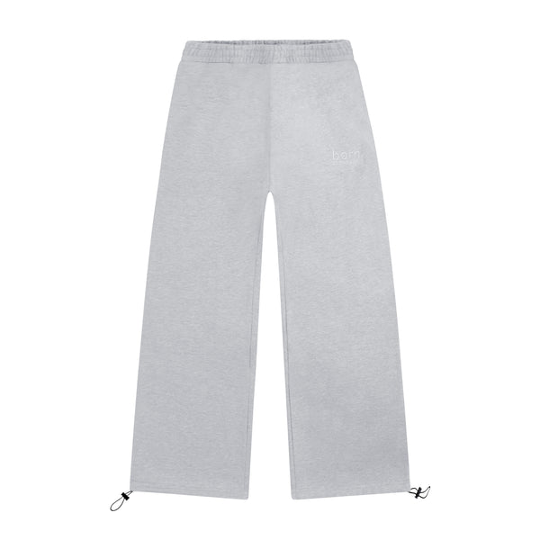 OPEN LEG JOGGER GREY